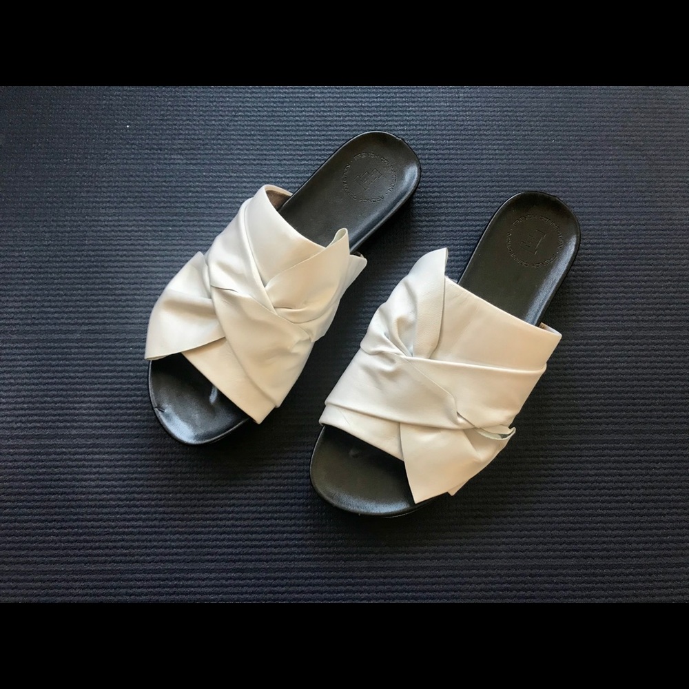 French Connection leather sandals